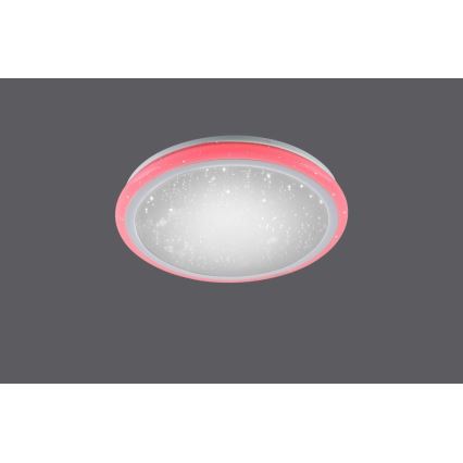 Leuchten Direkt 15220-16 - LED RGB Himmennettävä kattovalo LUISA LED/28W/230V + kauko-ohjain