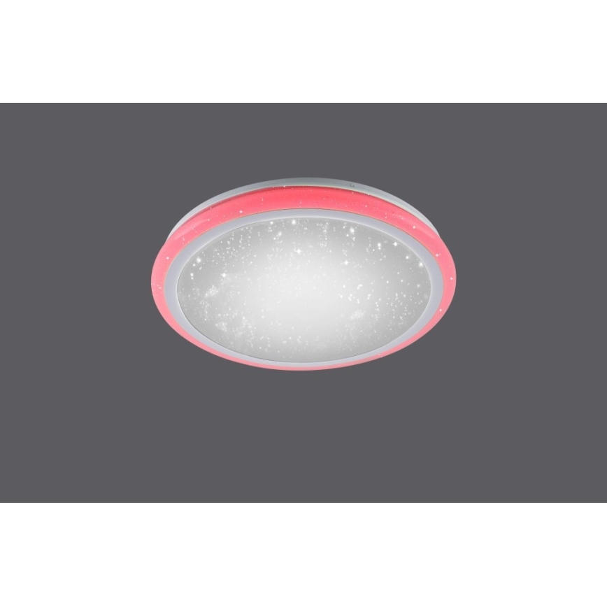 Leuchten Direkt 15220-16 - LED RGB Himmennettävä kattovalo LUISA LED/28W/230V + kauko-ohjain