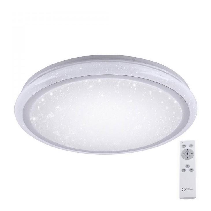 Leuchten Direkt 15230-16 - LED RGB Himmennettävä kattovalo  LUISA LED/42W/230V 3000-6400K + kauko-ohjain