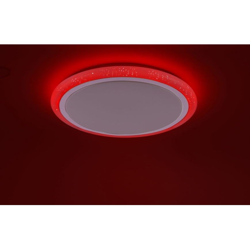 Leuchten Direkt 15230-16 - LED RGB Himmennettävä kattovalo  LUISA LED/42W/230V 3000-6400K + kauko-ohjain