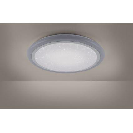 Leuchten Direkt 15230-16 - LED RGB Himmennettävä kattovalo  LUISA LED/42W/230V 3000-6400K + kauko-ohjain