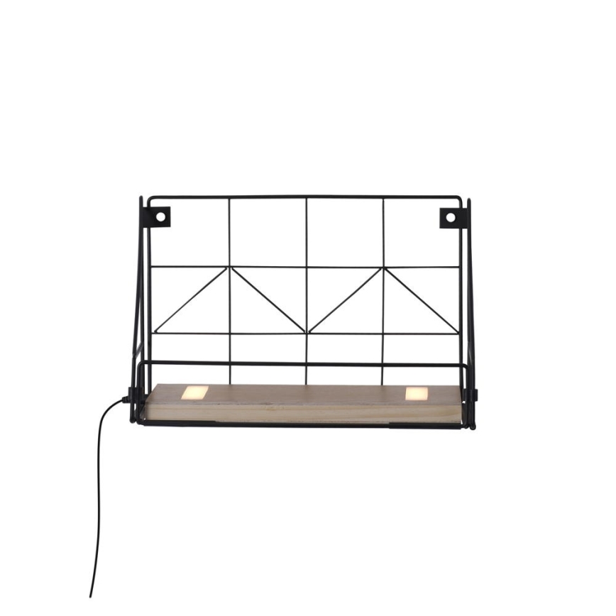 Leuchten Direkt 15276-18 - Shelf LED-valolla BOARD 2xLED/1,75W/230V 30 cm eukalyptus