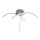 Leuchten Direkt 15341-55 - Kiinteä LED-kattokruunu VALERIE 3xLED/3,7W/230V