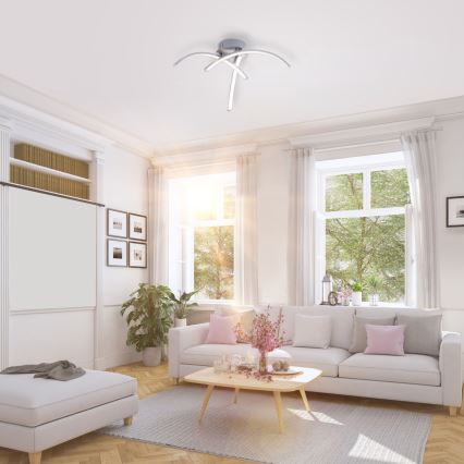 Leuchten Direkt 15341-55 - Kiinteä LED-kattokruunu VALERIE 3xLED/3,7W/230V