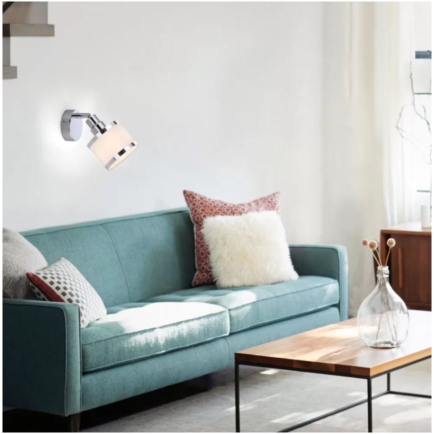 Leuchten Direkt 15371-17 - Seinäkohdevalo ACCOR 1xE14/25W/230V