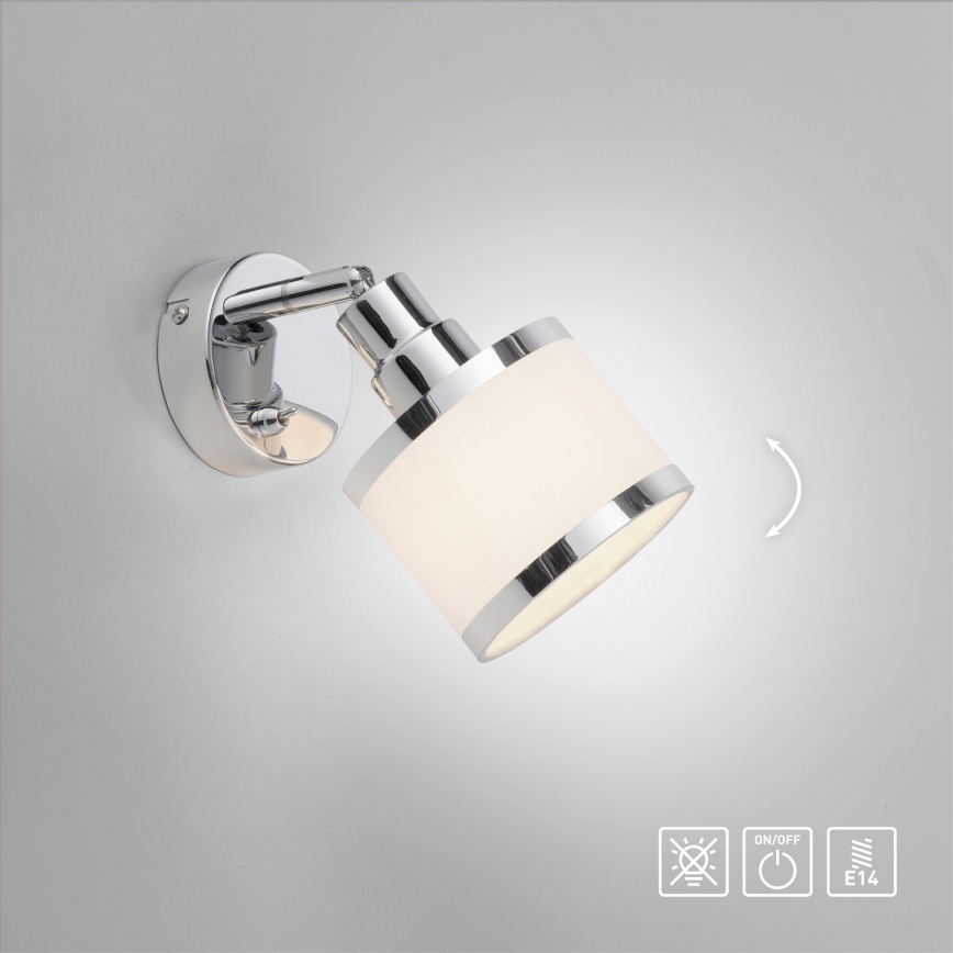 Leuchten Direkt 15371-17 - Seinäkohdevalo ACCOR 1xE14/25W/230V