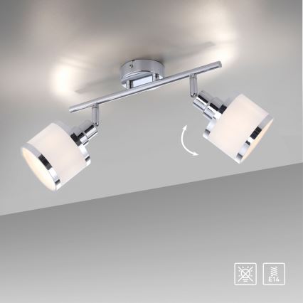 Leuchten Direkt 15372-17 - Kohdevalo ACCOR 2xE14/25W/230V