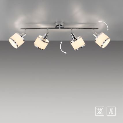 Leuchten Direkt 15374-17 - Kohdevalo ACCOR 4xE14/25W/230V
