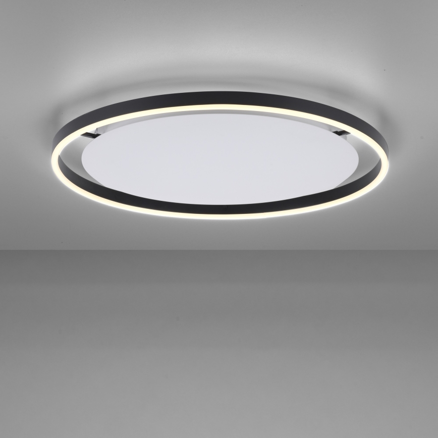Leuchten Direkt 15392-13 - Himmennettävä LED-kattovalo RITUS LED/30W/230V musta