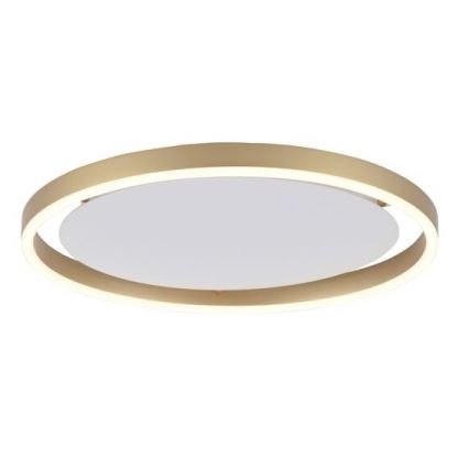 Leuchten Direkt 15392-60 - Himmennettävä LED-kattovalo RITUS LED/30W/230V messinki