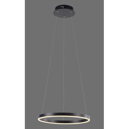 Leuchten Direkt 15393-13-LED Himmennettävä kattokruunu johdossa RITUS LED/20W/230V musta