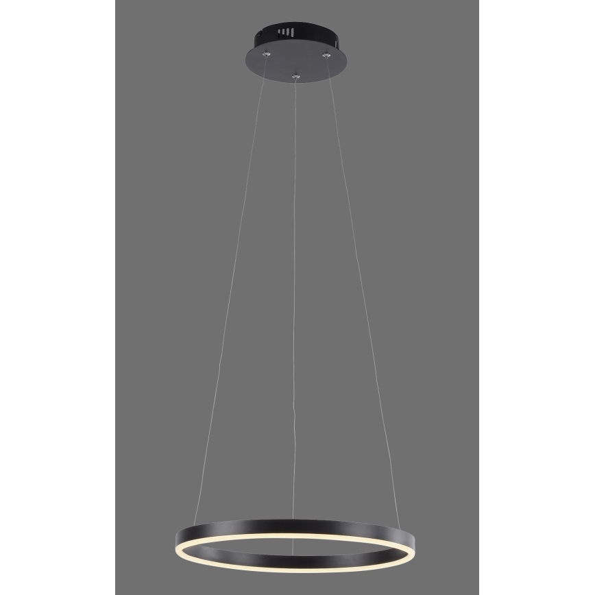 Leuchten Direkt 15393-13-LED Himmennettävä kattokruunu johdossa RITUS LED/20W/230V musta