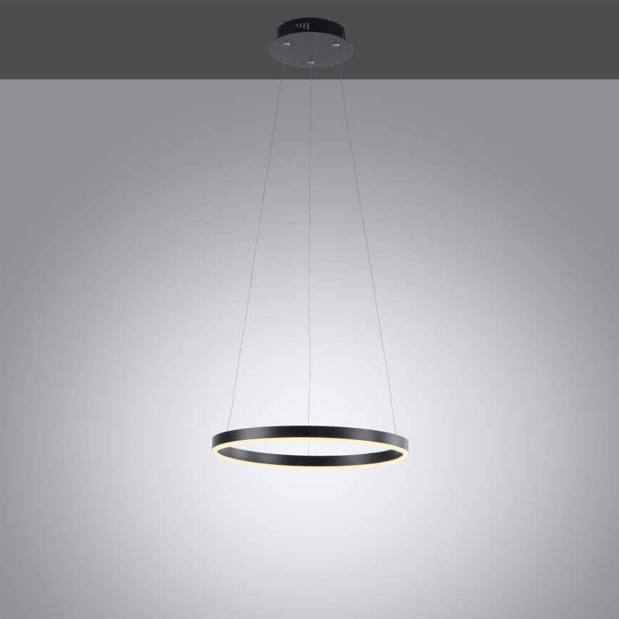 Leuchten Direkt 15393-13-LED Himmennettävä kattokruunu johdossa RITUS LED/20W/230V musta