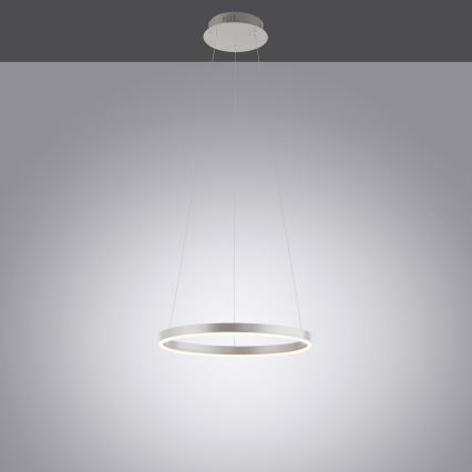 Leuchten Direkt 15393-95 - Himmennettävä LED-kattokruunu johdossa RITUS LED/20W/230V mattakromi