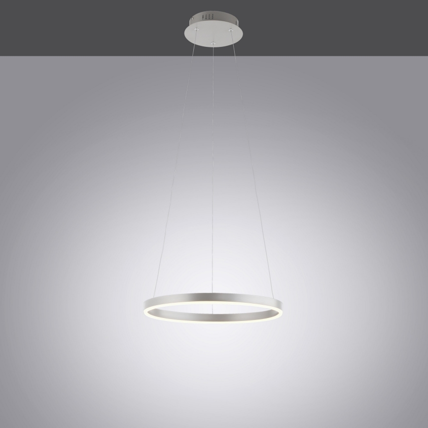 Leuchten Direkt 15393-95 - Himmennettävä LED-kattokruunu johdossa RITUS LED/20W/230V mattakromi
