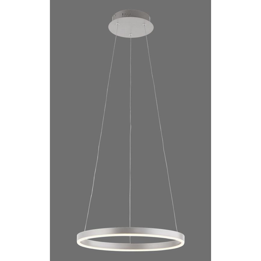 Leuchten Direkt 15393-95 - Himmennettävä LED-kattokruunu johdossa RITUS LED/20W/230V mattakromi