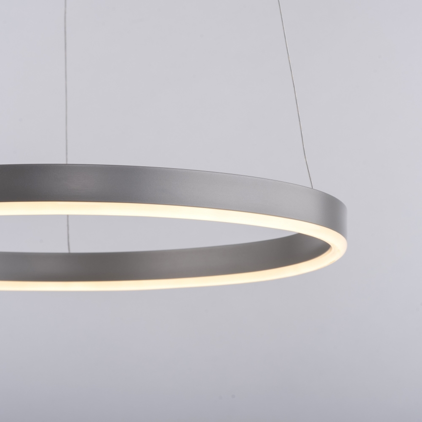 Leuchten Direkt 15393-95 - Himmennettävä LED-kattokruunu johdossa RITUS LED/20W/230V mattakromi