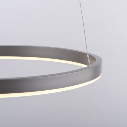 Leuchten Direkt 15393-95 - Himmennettävä LED-kattokruunu johdossa RITUS LED/20W/230V mattakromi