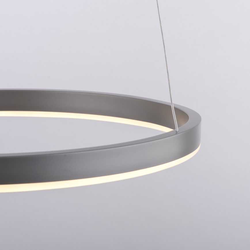 Leuchten Direkt 15393-95 - Himmennettävä LED-kattokruunu johdossa RITUS LED/20W/230V mattakromi