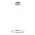 Leuchten Direkt 15393-95 - Himmennettävä LED-kattokruunu johdossa RITUS LED/20W/230V mattakromi