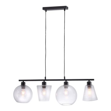 Leuchten Direkt 15400-18 - Kattokruunu narulla SOPHIE 4xE27/40W/230V