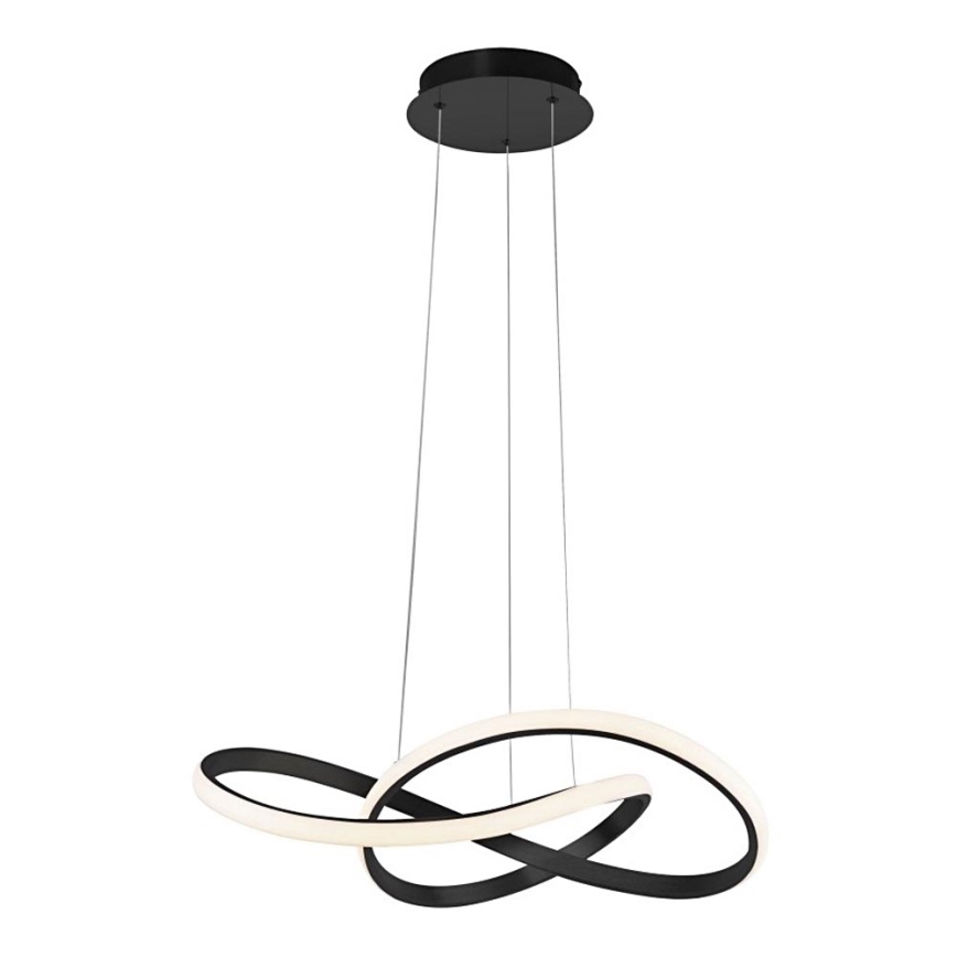 Leuchten Direkt 15402-18-LED Himmennettävä kattokruunu johdossa MARIA LED/25W/230V musta