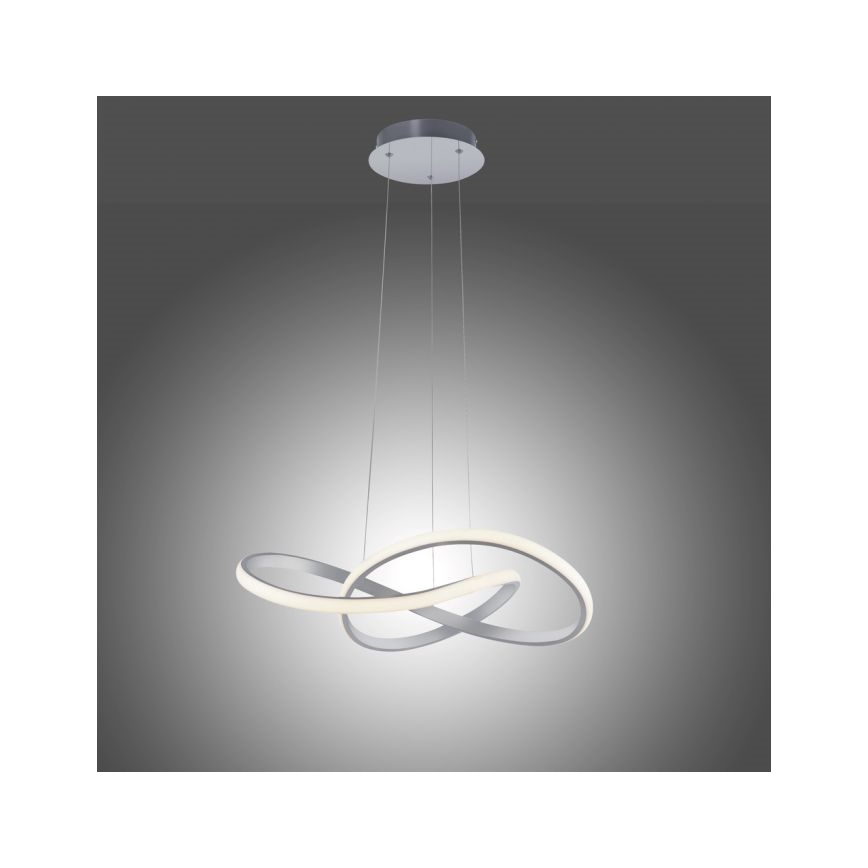 Leuchten Direkt 15402-95 - LED Himmennettävä kattokruunu johdossa MARIA LED/25W/230V mattakromi