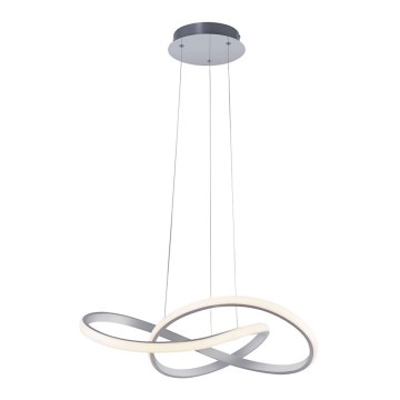 Leuchten Direkt 15402-95 - LED Himmennettävä kattokruunu johdossa MARIA LED/25W/230V mattakromi