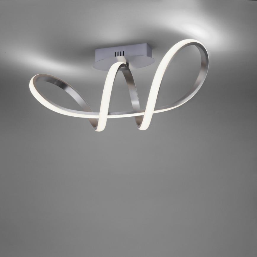 Leuchten Direkt 15403-95 - LED Himmennettävä pinta-asetettava kattokruunu MARIA LED/16W/230V mattakromi