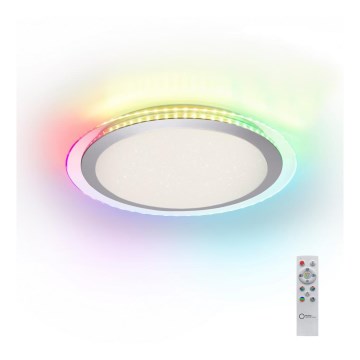 Leuchten Direkt 15411-2 - LED RGB Himmennettävä kattovalo CYBA 26W/230V + kaukosäädin