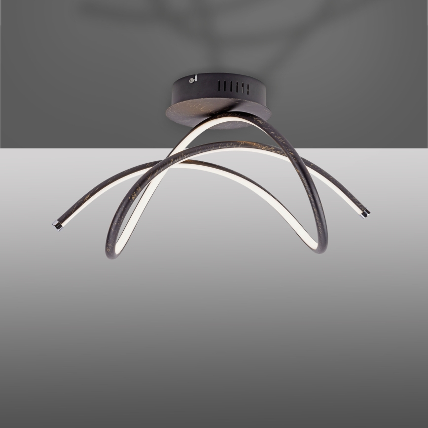 Leuchten Direkt 15441-48 - Kiinteä LED-kattokruunu VIOLETTA LED/26W/230V