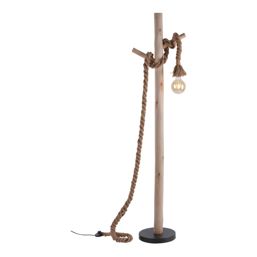 Leuchten Direkt 15484-18 - Lattialamppu ROPE 1xE27/15W/230V