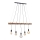 Leuchten Direkt 15515-18 - Kattokruunu johdossa DAMIAN 5xE27/60W/230V eukalyptus