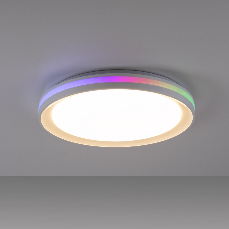 Leuchten Direkt 15544-16 - LED RGB Himmennettävä kattovalo RIBBON LED/15W/230V + kaukosäädin
