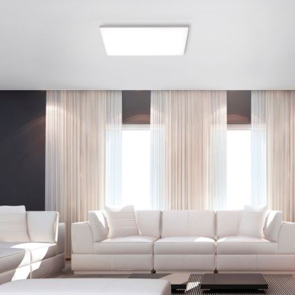 Leuchten Direkt 15552-16-LED Himmennettävä kattovalo CANVAS LED/40W/230V+ kauko-ohjain