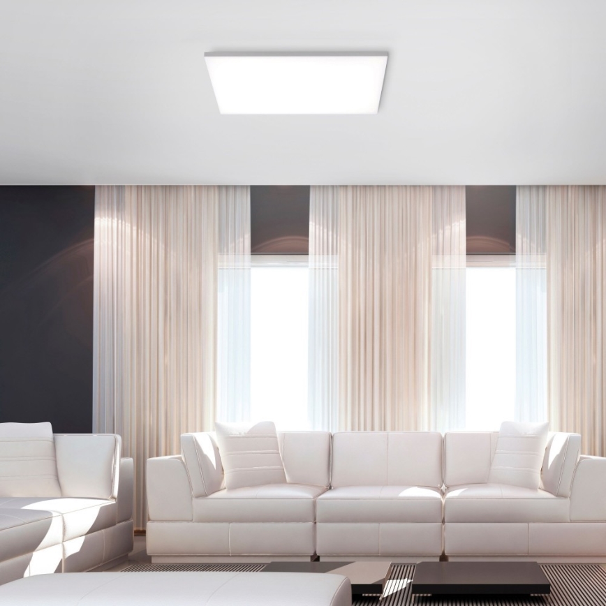Leuchten Direkt 15552-16-LED Himmennettävä kattovalo CANVAS LED/40W/230V+ kauko-ohjain