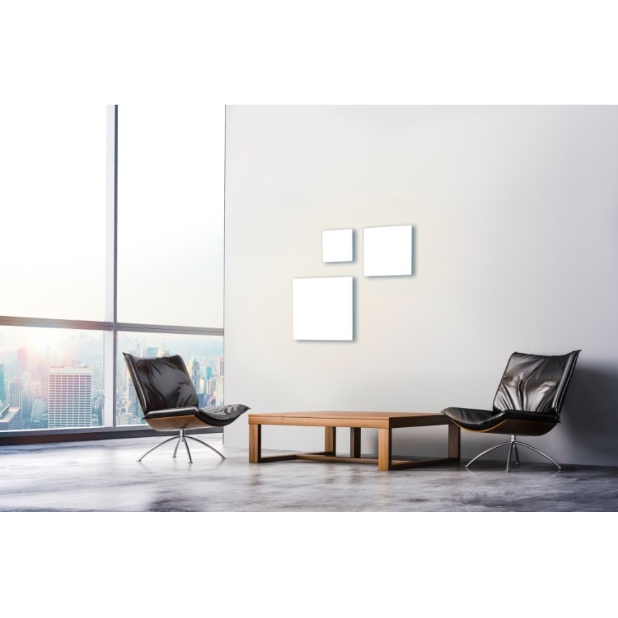 Leuchten Direkt 15552-16-LED Himmennettävä kattovalo CANVAS LED/40W/230V+ kauko-ohjain