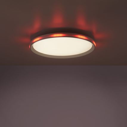 Leuchten Direkt 15555-16 - LED RGBW  Himmennettävä kattovalo GALACTICA LED/28W/230V 2700-5000K + kauko-ohjain