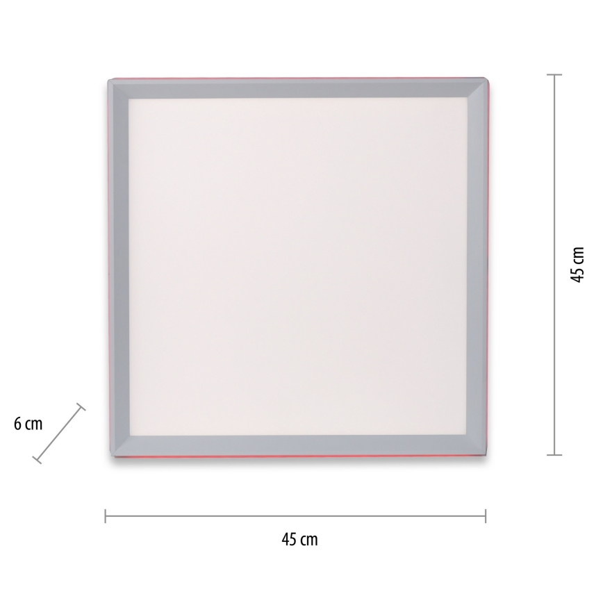 Leuchten Direkt 15556-16 - Himmennettävä LED-RGB-kattovalaisin GALACTICA LED/32W/230V + kaukosäädin