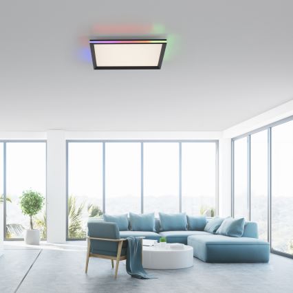 Leuchten Direkt 15556-18 - RGBW Himmennettävä kattovalaisin GALACTICA LED/32W/230V 2700-5000K + kauko-ohjaus