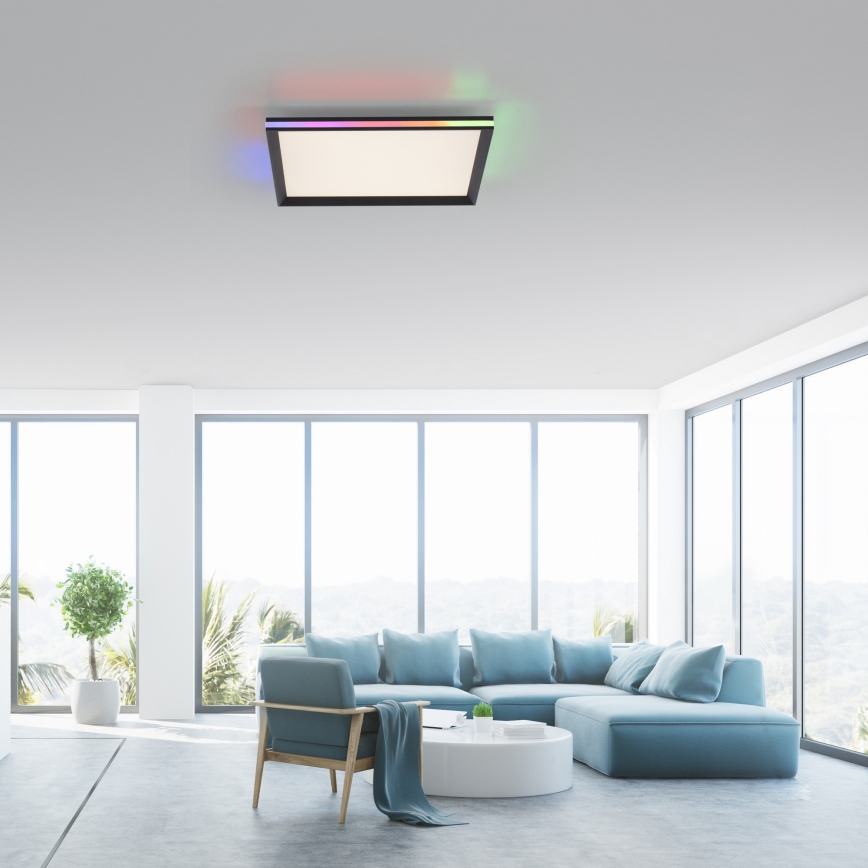 Leuchten Direkt 15556-18 - RGBW Himmennettävä kattovalaisin GALACTICA LED/32W/230V 2700-5000K + kauko-ohjaus