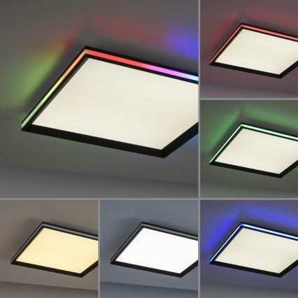 Leuchten Direkt 15556-18 - RGBW Himmennettävä kattovalaisin GALACTICA LED/32W/230V 2700-5000K + kauko-ohjaus