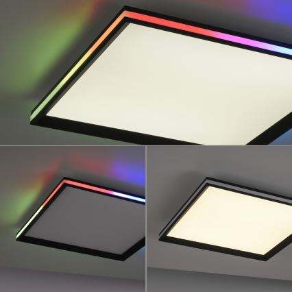 Leuchten Direkt 15556-18 - RGBW Himmennettävä kattovalaisin GALACTICA LED/32W/230V 2700-5000K + kauko-ohjaus