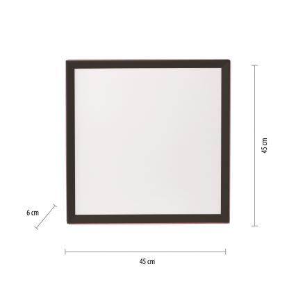 Leuchten Direkt 15556-18 - RGBW Himmennettävä kattovalaisin GALACTICA LED/32W/230V 2700-5000K + kauko-ohjaus