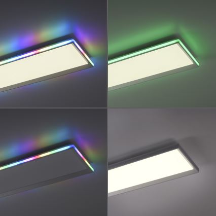 Leuchten Direkt 15557-16-LED RGB Himmennettävä kattovalo GALACTICA LED/40W/230V + kaukosäädin