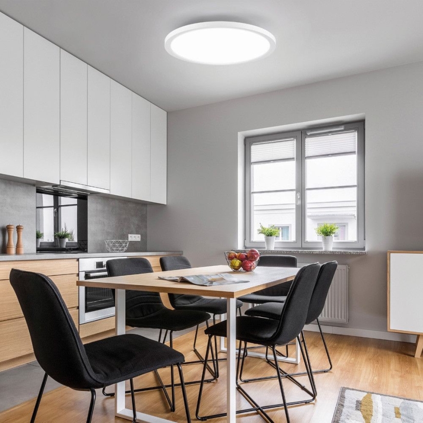 Leuchten Direkt 15571-16 - LED Himmennettävä kattovalo FLAT LED/23,5W/230V 2700-5000K + kauko-ohjain