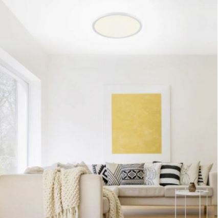 Leuchten Direkt 15571-16 - LED Himmennettävä kattovalo FLAT LED/23,5W/230V 2700-5000K + kauko-ohjain