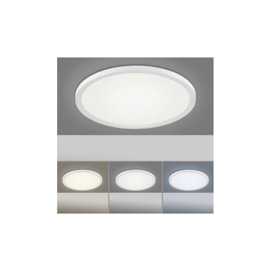 Leuchten Direkt 15571-16 - LED Himmennettävä kattovalo FLAT LED/23,5W/230V 2700-5000K + kauko-ohjain