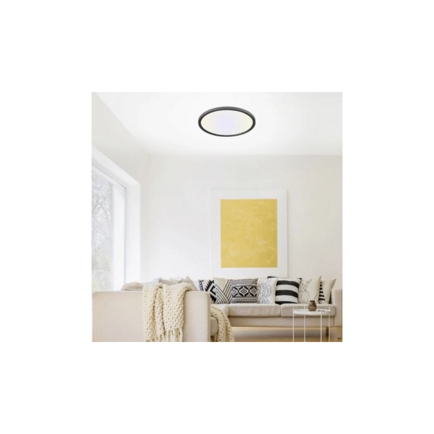 Leuchten Direkt 15571-18 - LED Himmennettävä kattovalo FLAT LED/23,5W/230V 2700-5000K + kauko-ohjain