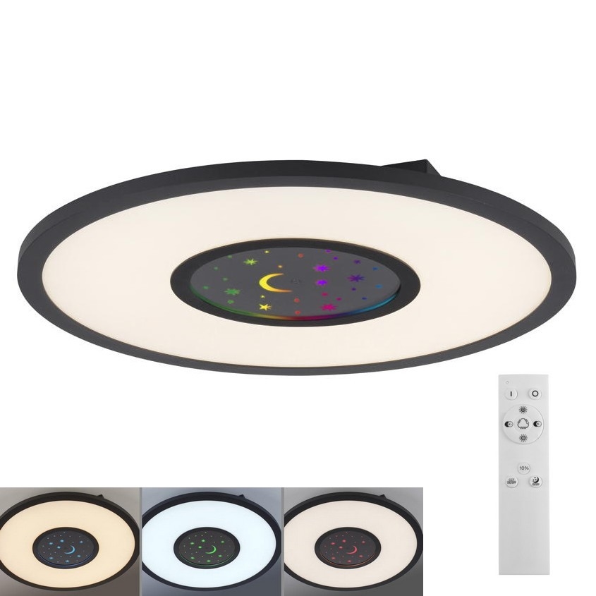 Leuchten Direkt 15572-18 - LED RGBW Himmennettävä valo ASTRO LED/17,5W/230V+kaukosäädin